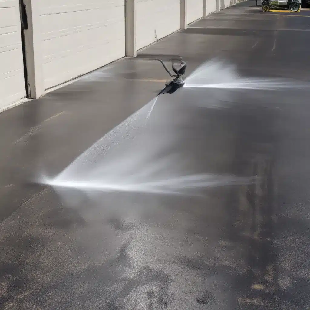 Clean and Inviting Parking Lots and Garages with Pressure Washing