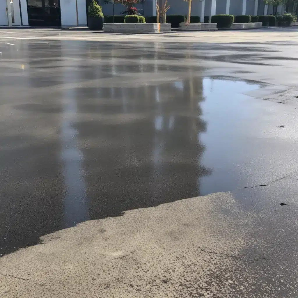 Clean and Inviting Parking Lots with Pressure Washing