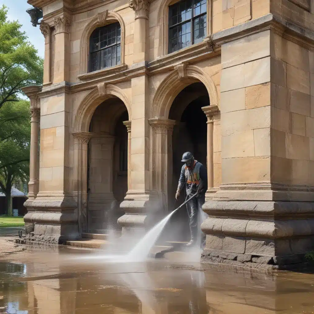 Preserving Historical Structures: Pressure Washing with Utmost Care